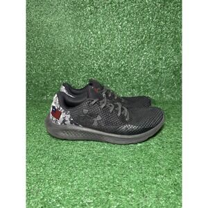 Under Armour Freedom Charged Pursuit 3 Womens Size‎ 8.5 Black Mesh Running Shoes
